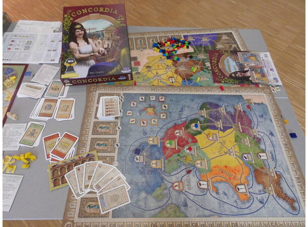 Concordia Britannia/Germania Expansion Ekspansionsbræt til Concordia Brætspil 